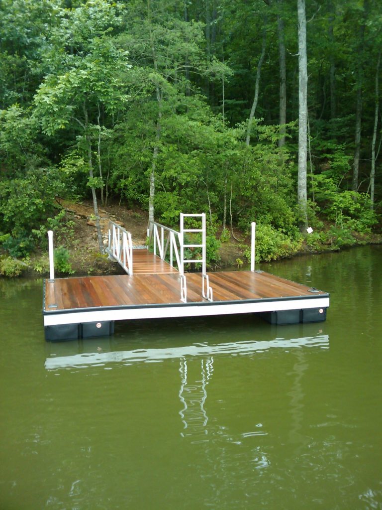 Lake Hartwell Aluminum T-Dock
