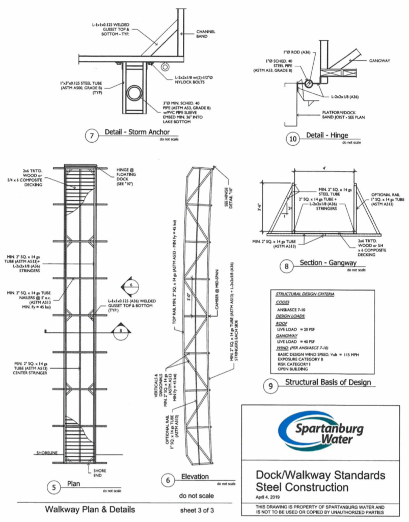 Lake Bowen and Blalock Permitting Dock Builder