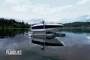 Sunstream Floatlift Example hydraulic boat lift